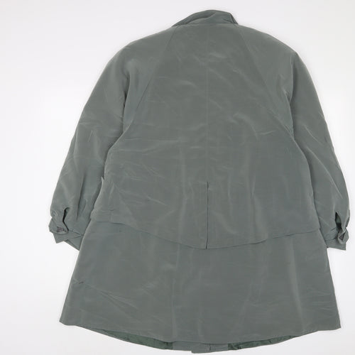 Aquabury Womens Green Jacket Size M Button