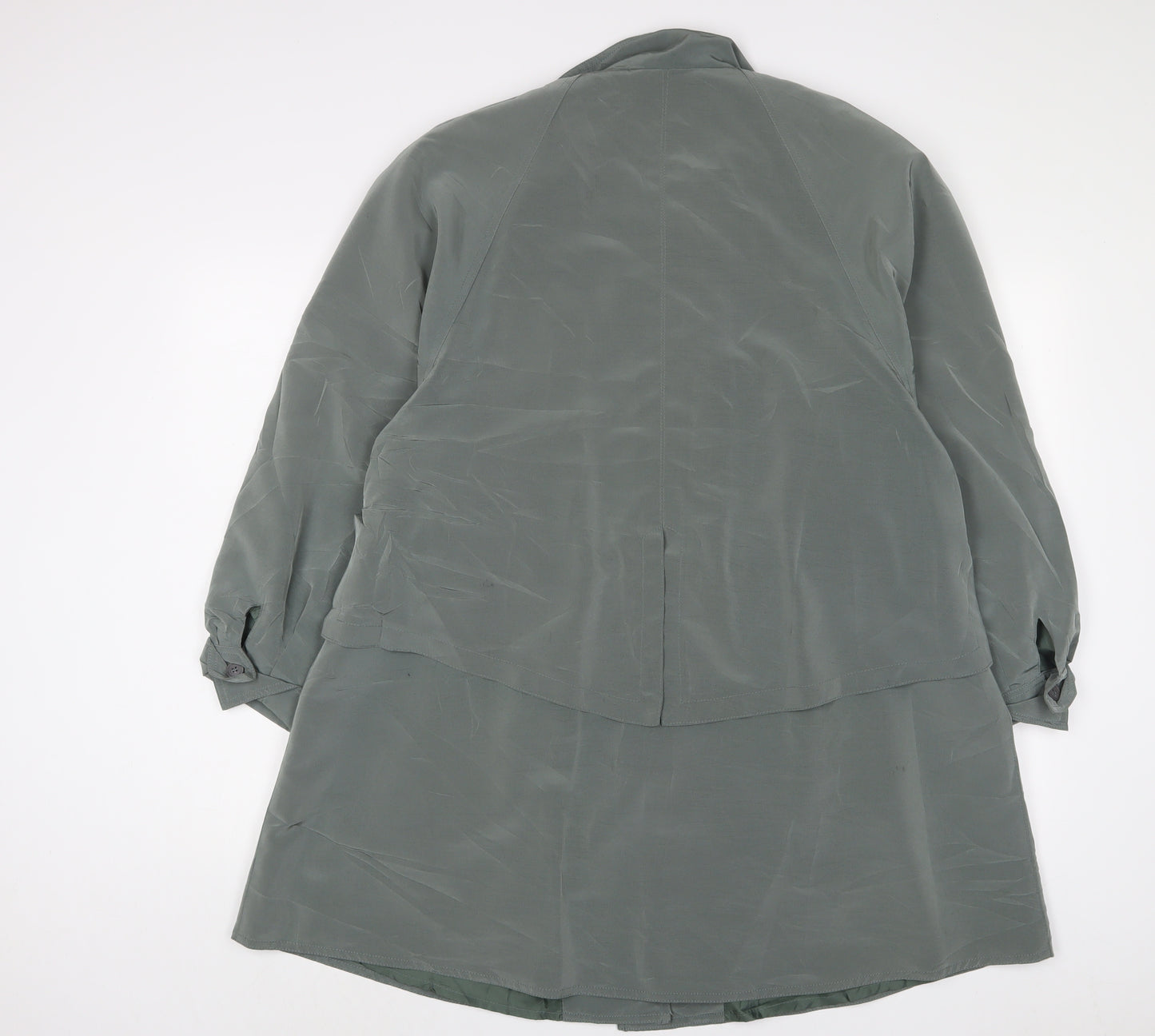 Aquabury Womens Green Jacket Size M Button