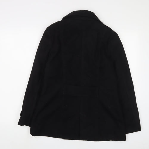 Encuento Womens Black Jacket Size M Button