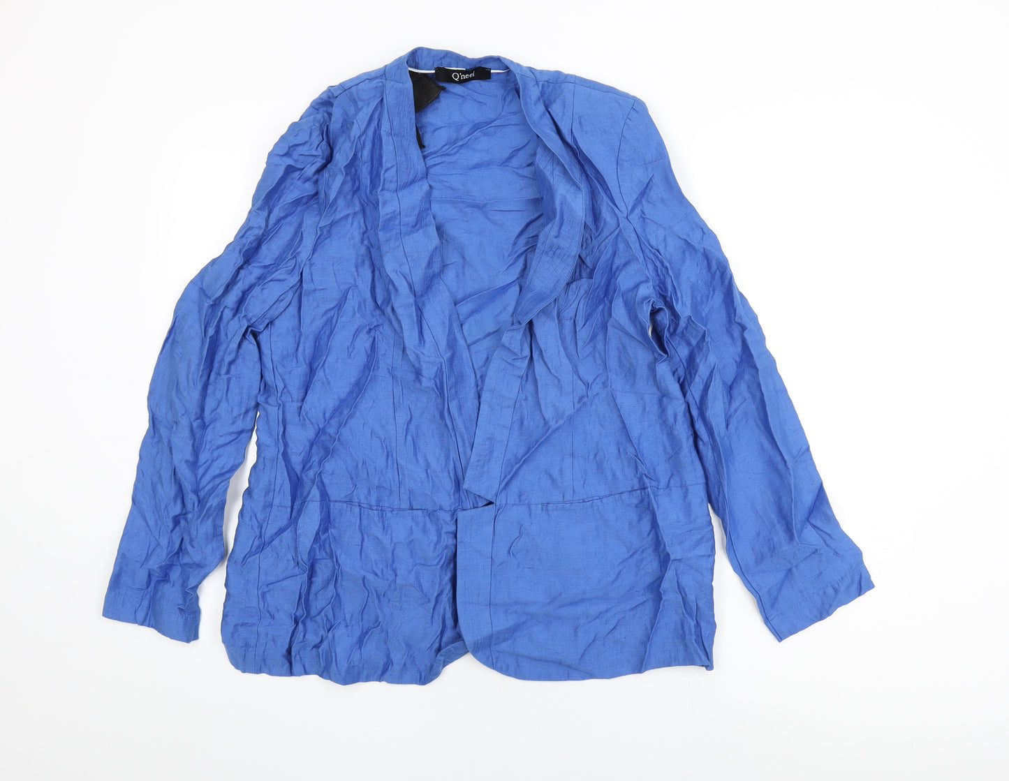 Q'Neel Womens Blue Jacket Size 16