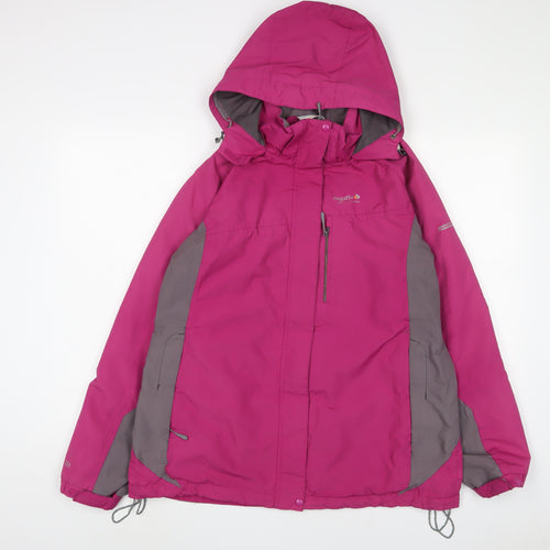 Regatta Womens Pink Jacket Size 16 Zip - Zip Pockets