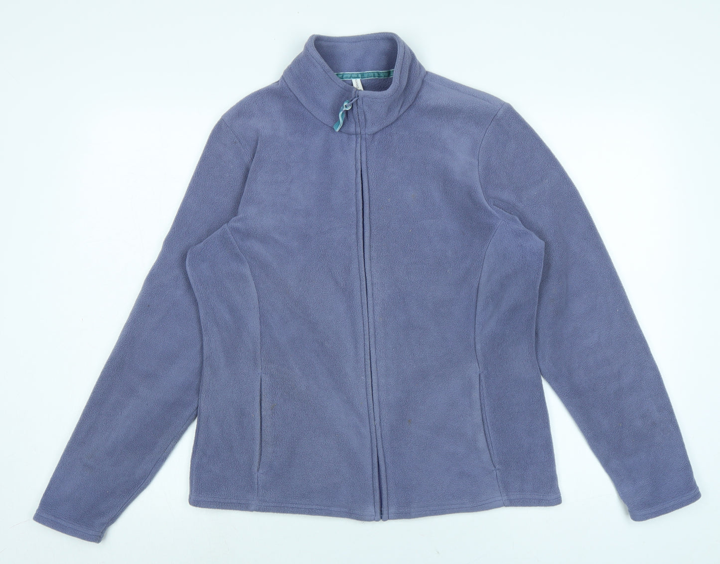 Marks and Spencer Womens Purple Jacket Size 16 Zip