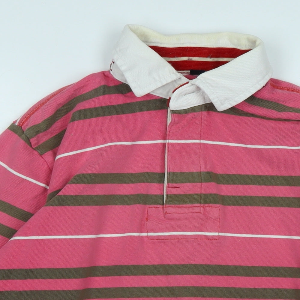 Boden Womens Pink Cotton Basic Polo Size S Collared - Boden