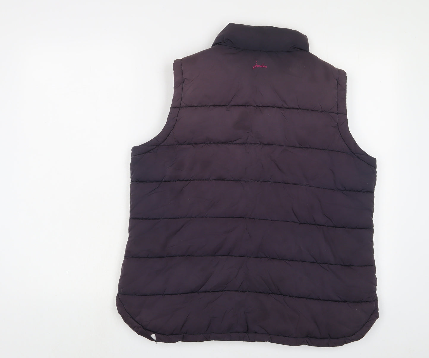 Joules Womens Purple Gilet Jacket Size 16 Zip