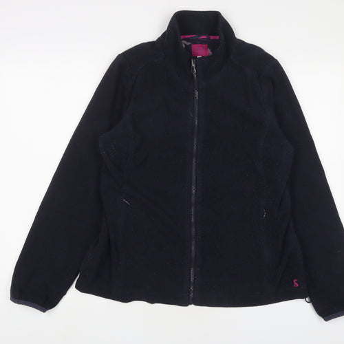 Joules Womens Blue Jacket Size 16 Zip