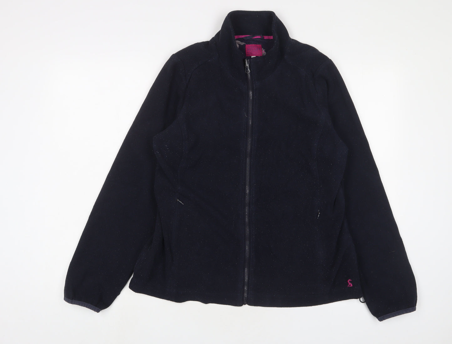 Joules Womens Blue Jacket Size 16 Zip