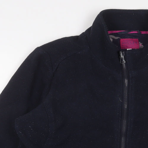 Joules Womens Blue Jacket Size 16 Zip