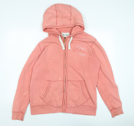 Fat Face Womens Pink Jacket Size 16 Zip - Logo