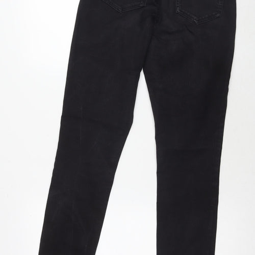 Principles Womens Black Cotton Skinny Jeans Size 10 L31 in Regular Zip