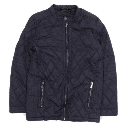 River Island boys Black Quilted Jacket Age 11 Years