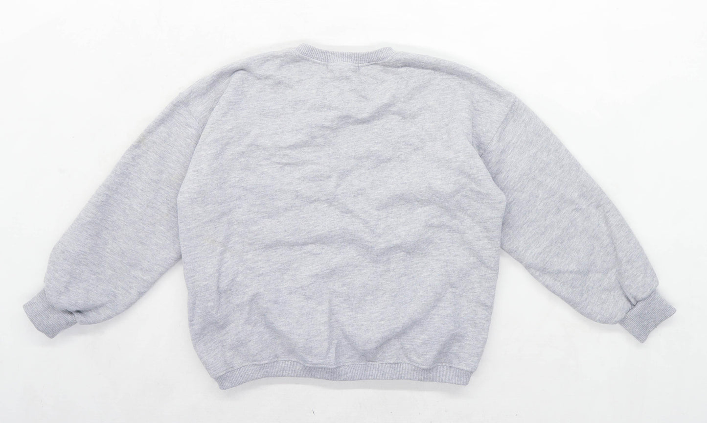 Zara Girls Grey Together Sweatshirt Age 8 Years