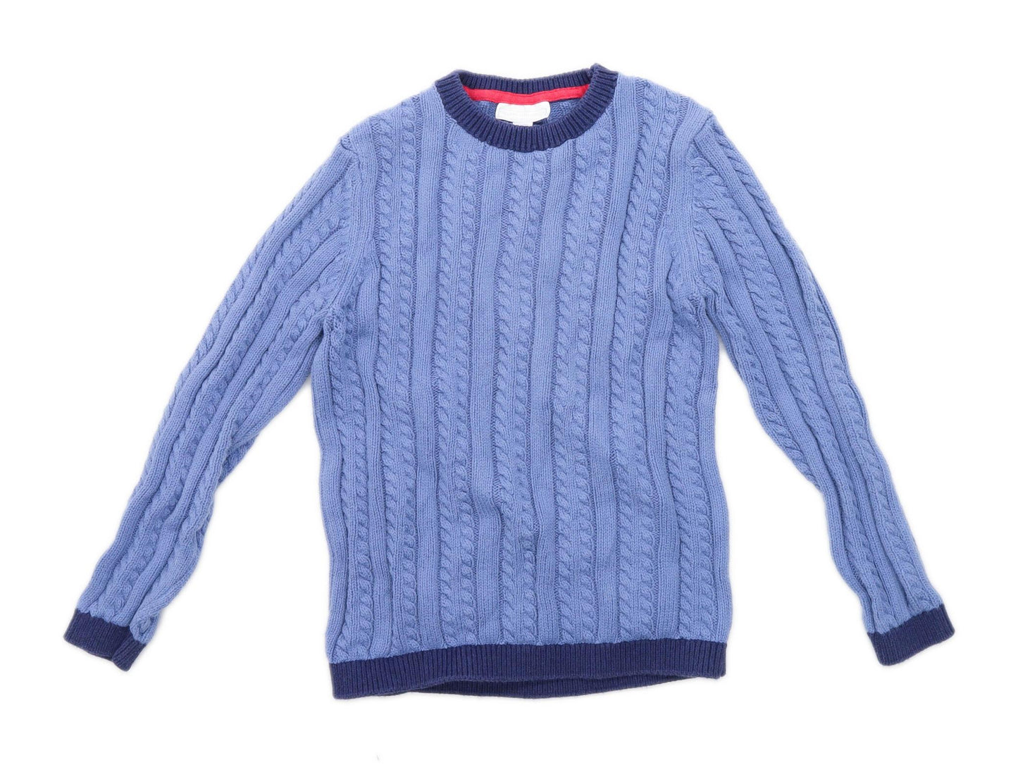 The White Company Boys Blue Jumper Age 8-9 Years