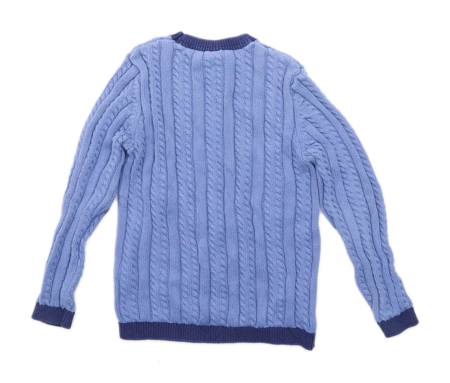 The White Company Boys Blue Jumper Age 8-9 Years