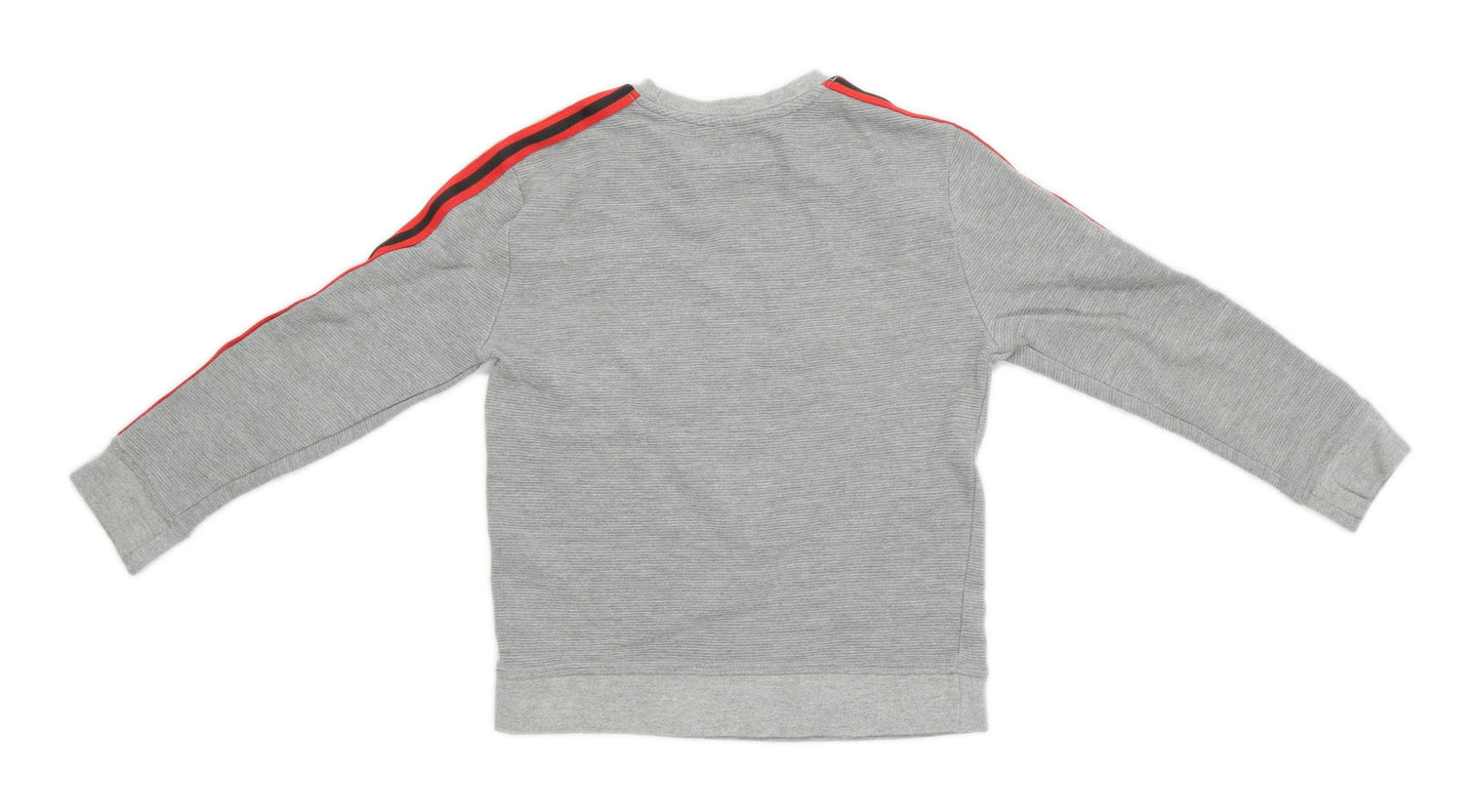 River Island Boys Striped Grey Sweatshirt Age 7-8 Years