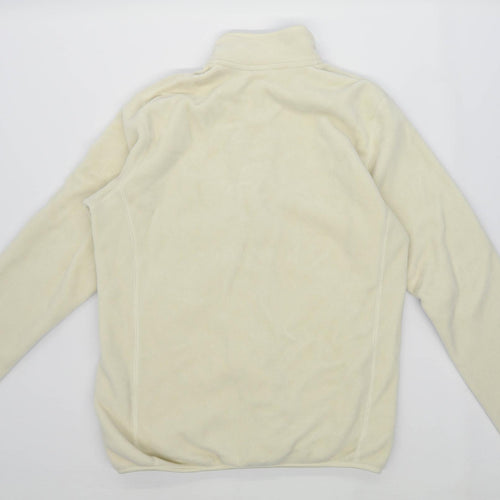 Uniqlo Mens Size M Fleece Cream Jacket
