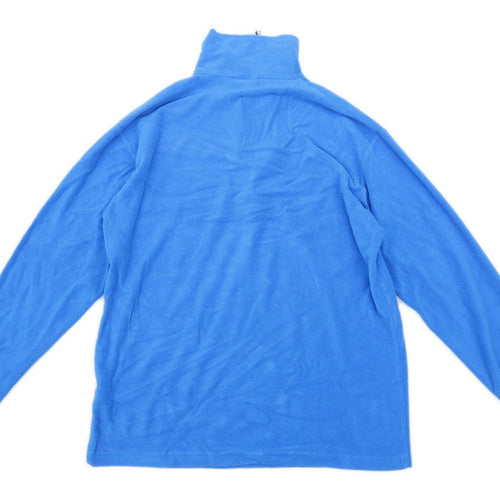 Trespass Mens Size M Fleece Blue Jacket