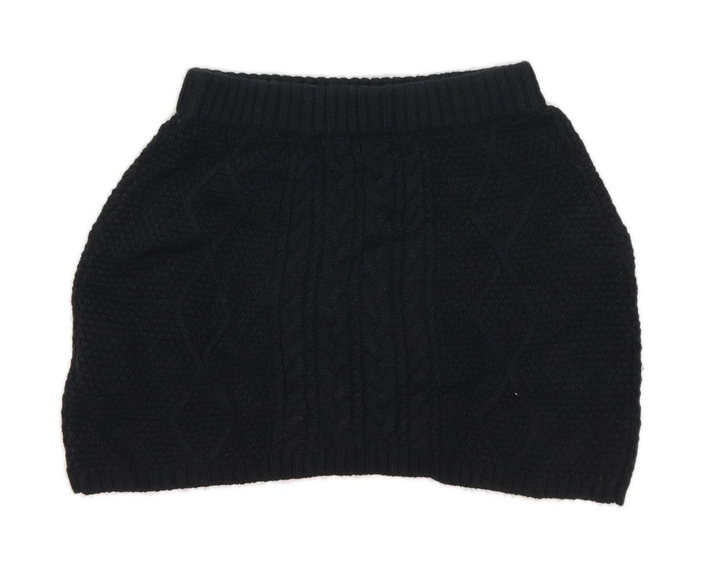 Atmosphere Womens Size 10 Textured Black Skirt (Regular)