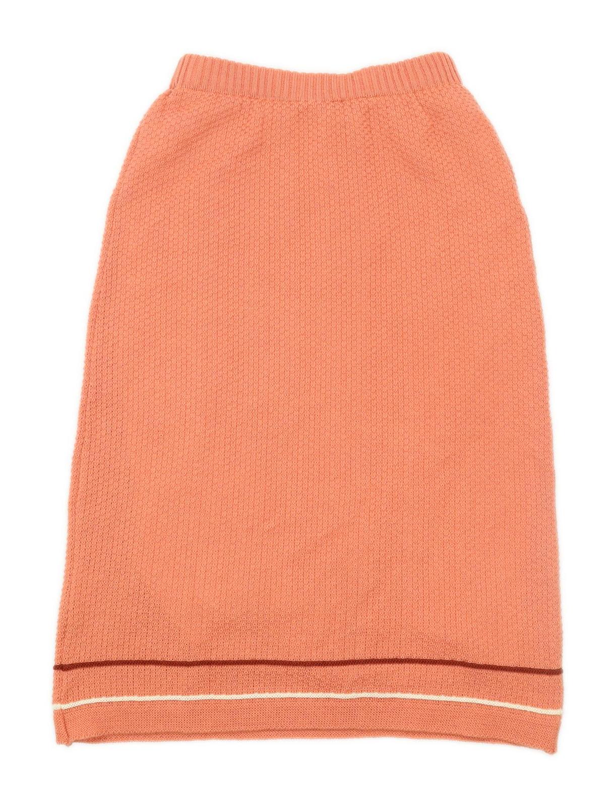 Acuarela Womens Size 12 Wool Textured Pink Skirt (Regular)
