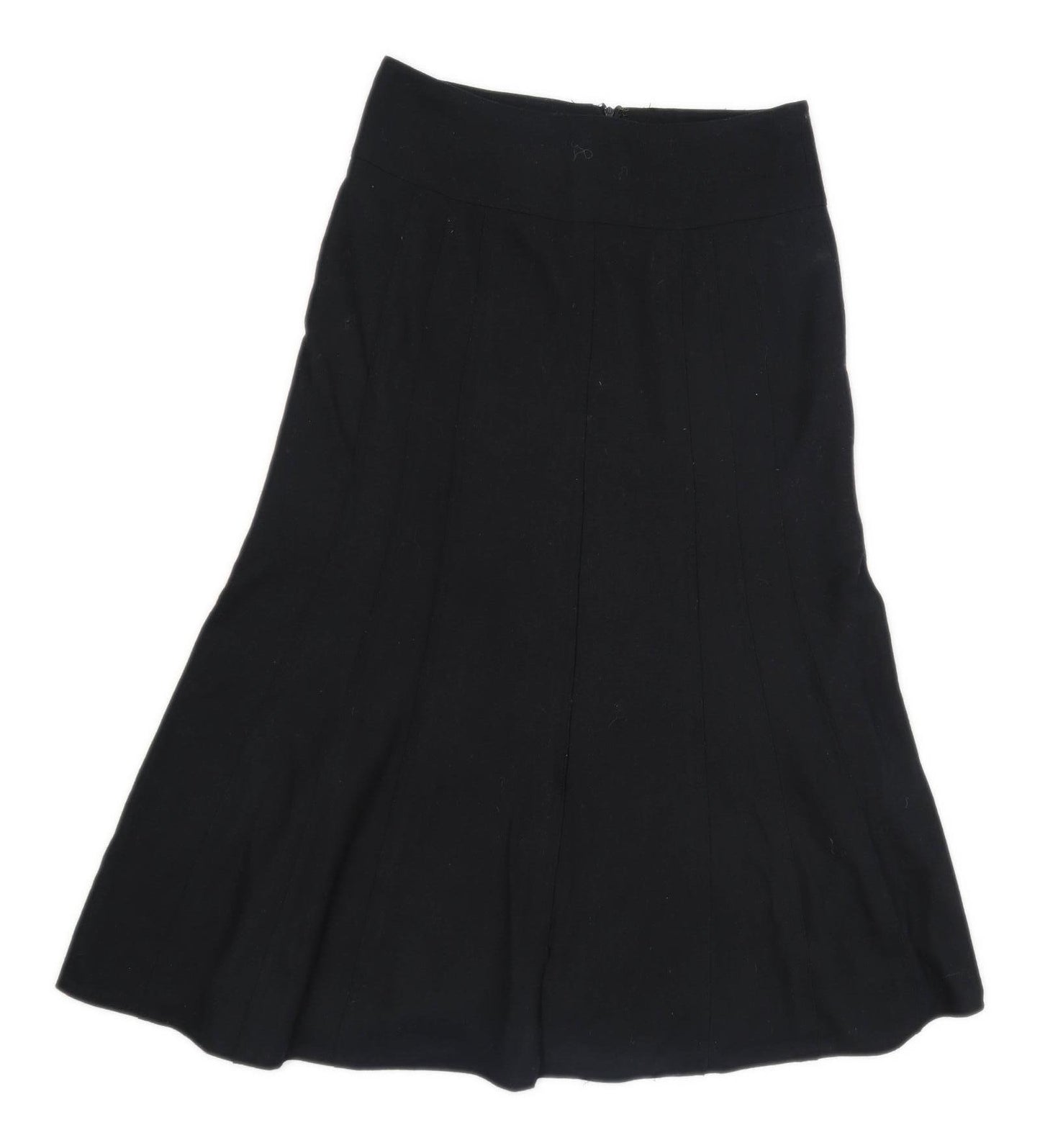 Lakeland Womens Size 10 Wool Blend Black Skirt (Regular)