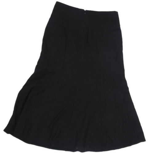 Lakeland Womens Size 10 Wool Blend Black Skirt (Regular)