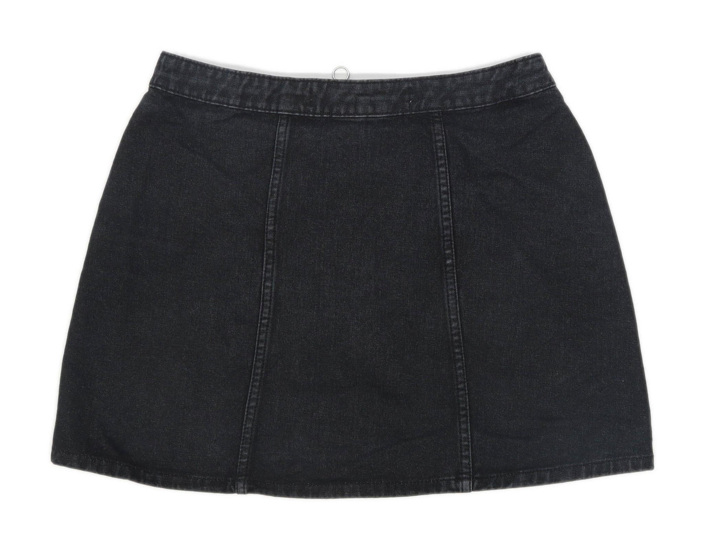 Denim Co Womens Size 10 Denim Black Skirt (Regular)