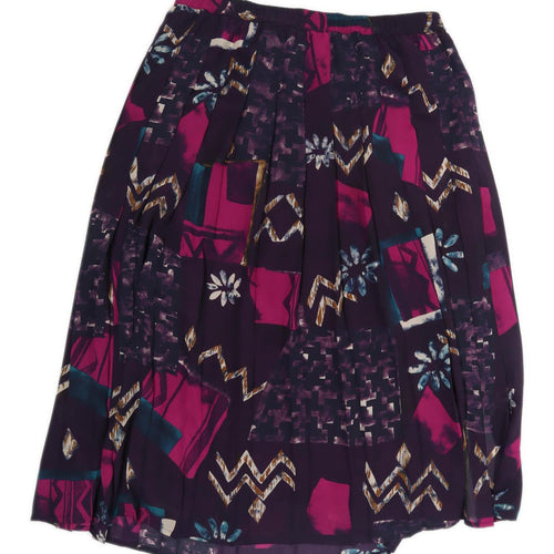 Jaques Vert Womens Size 20 Purple Skirt (Regular)
