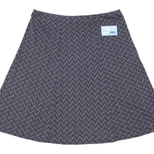 Bonmarche Womens Size 20 Geometric Multi-Coloured Flare Skirt (Regular)