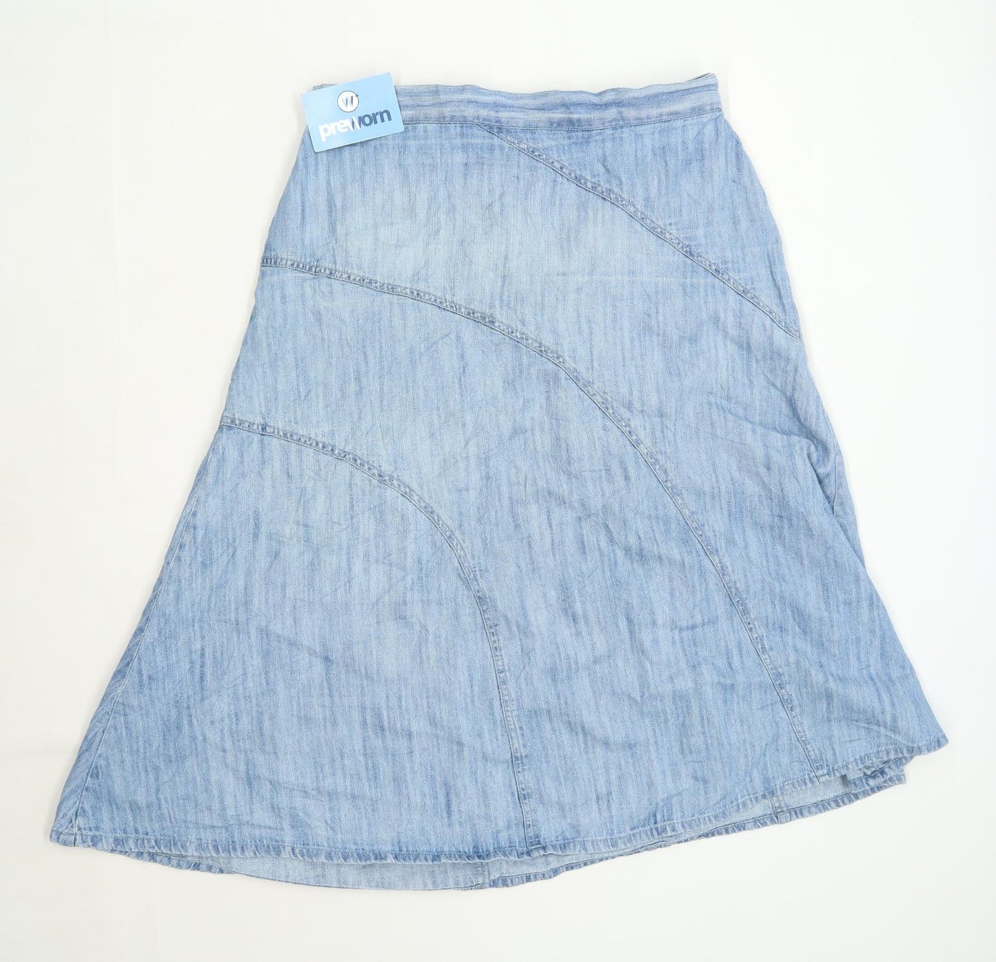 Being Casual Womens Size W32 Denim Blue Skirt (Regular)