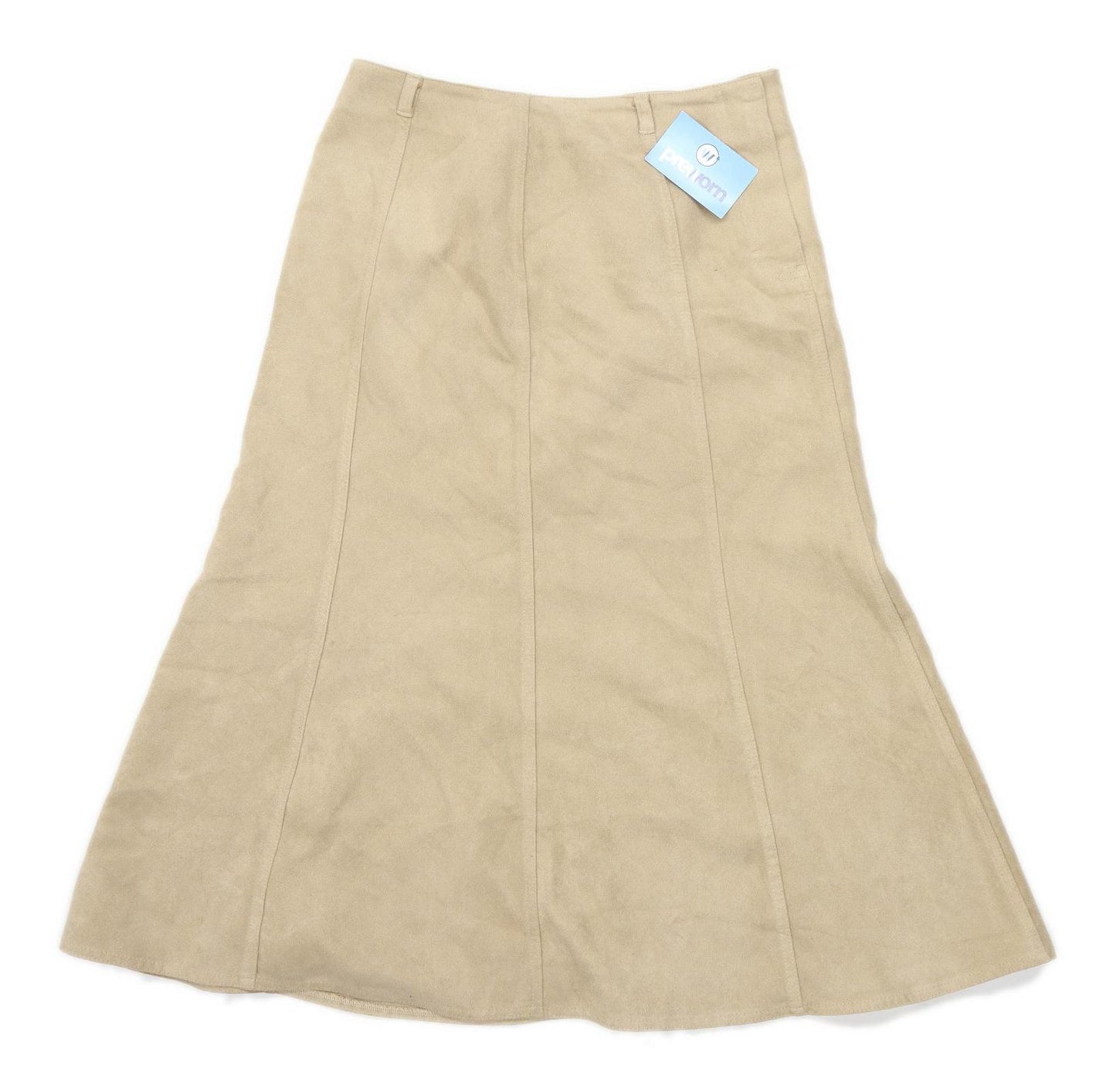 Marks & Spencer Womens Size 14 Beige Flare Skirt (Regular)
