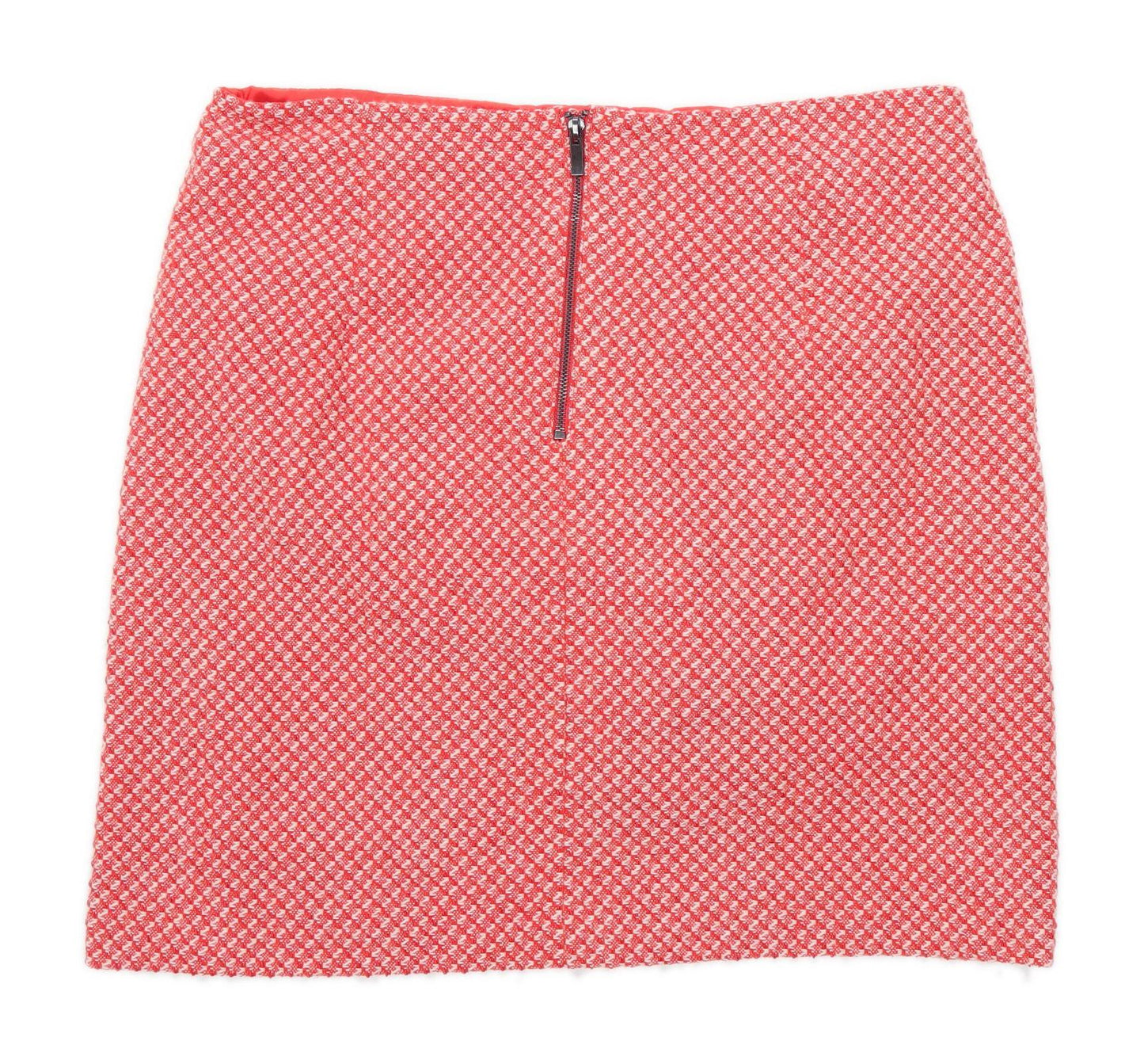Marks & Spencer Womens Size 16 Red Skirt (Regular)