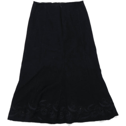 Alex & Co Womens Size 10 Wool Blend Black Skirt (Regular)