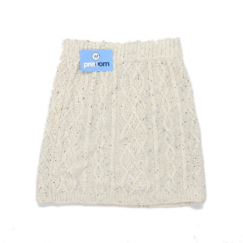 Atmosphere Womens Size 8 White Winter Skirt (Regular)