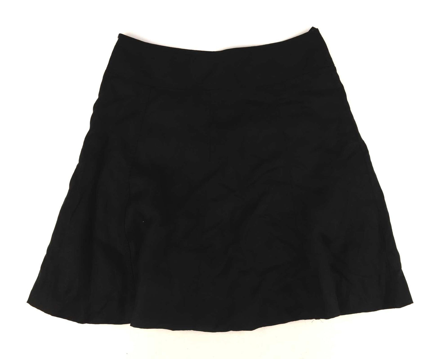 Gap Womens Size US 4 Linen Blend Black Office Formal Work Skirt (Regular)