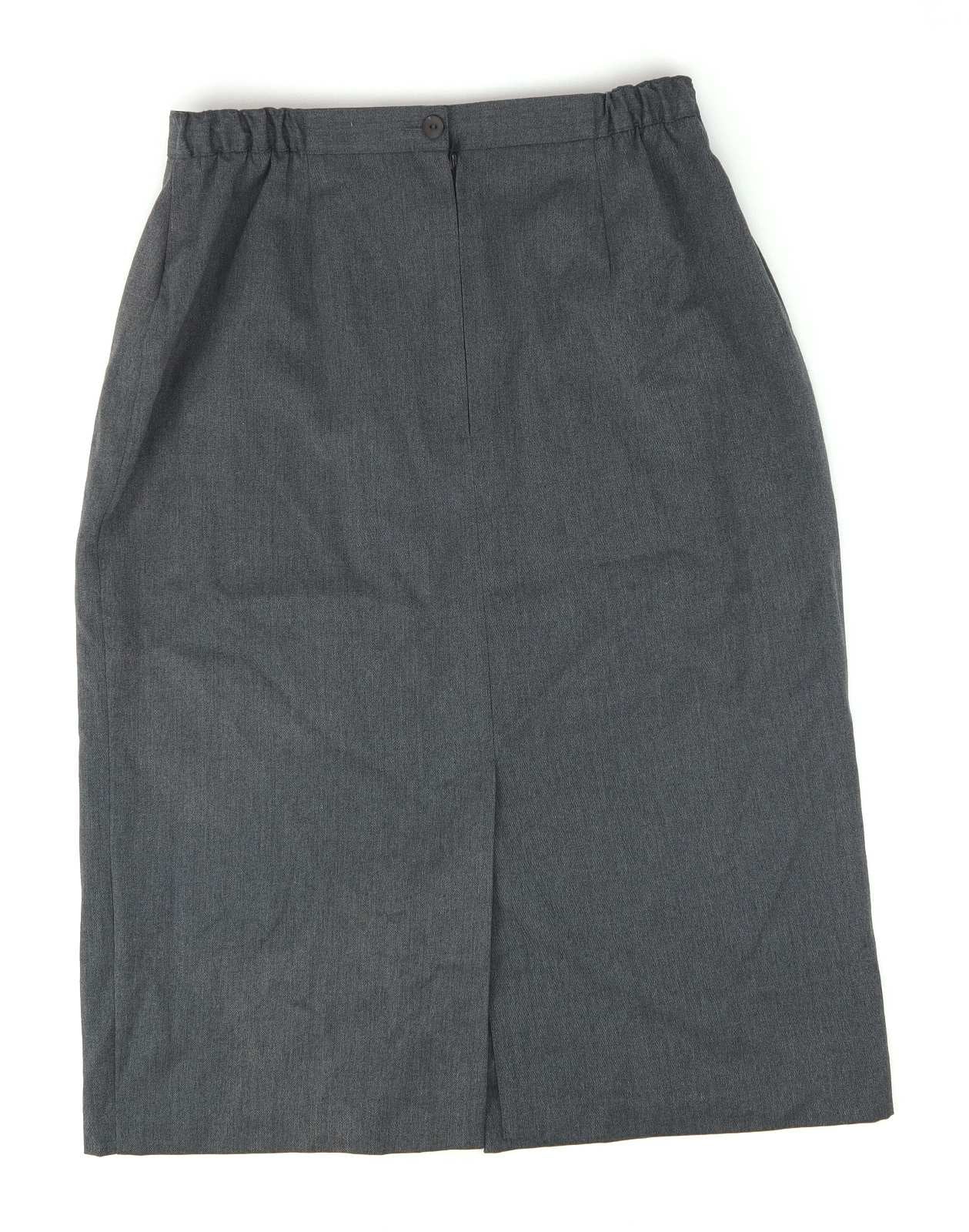 Berkertex Womens Size 14 Grey Split Divided Skirt (Regular)