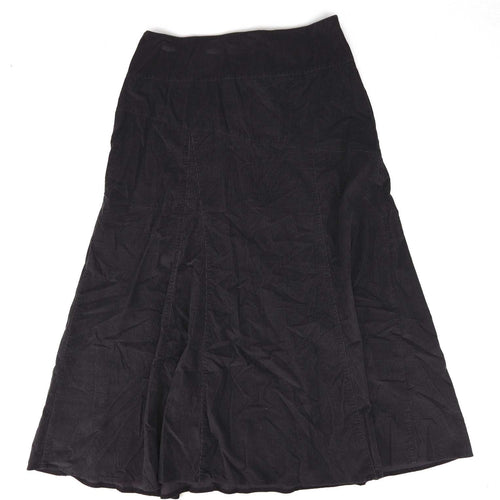 Cherokee Womens Size 14 Grey Cotton Skirt (Regular)