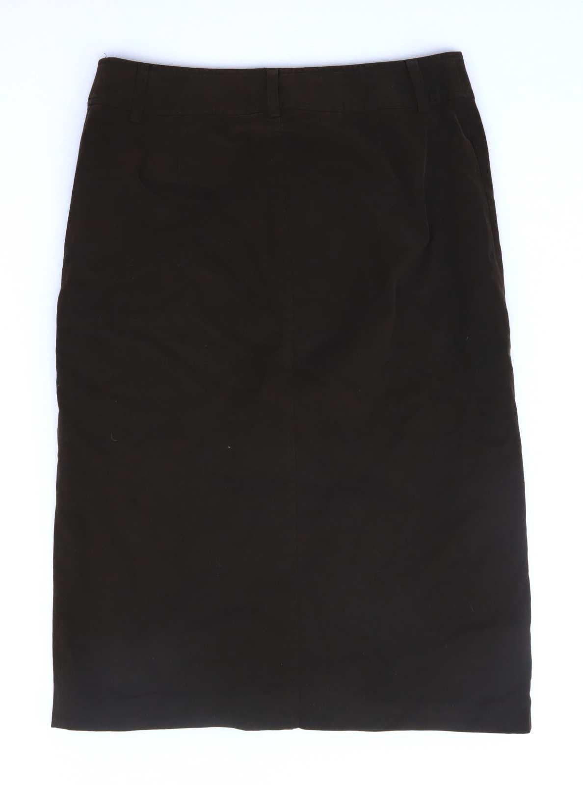 Artigiano Womens Size W29 Cotton Blend Brown Pencil Skirt (Regular)