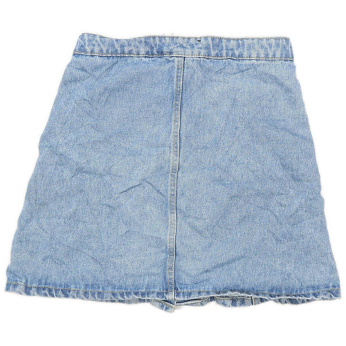 Denim Co Womens Size 6 Denim Blue Skirt (Regular)