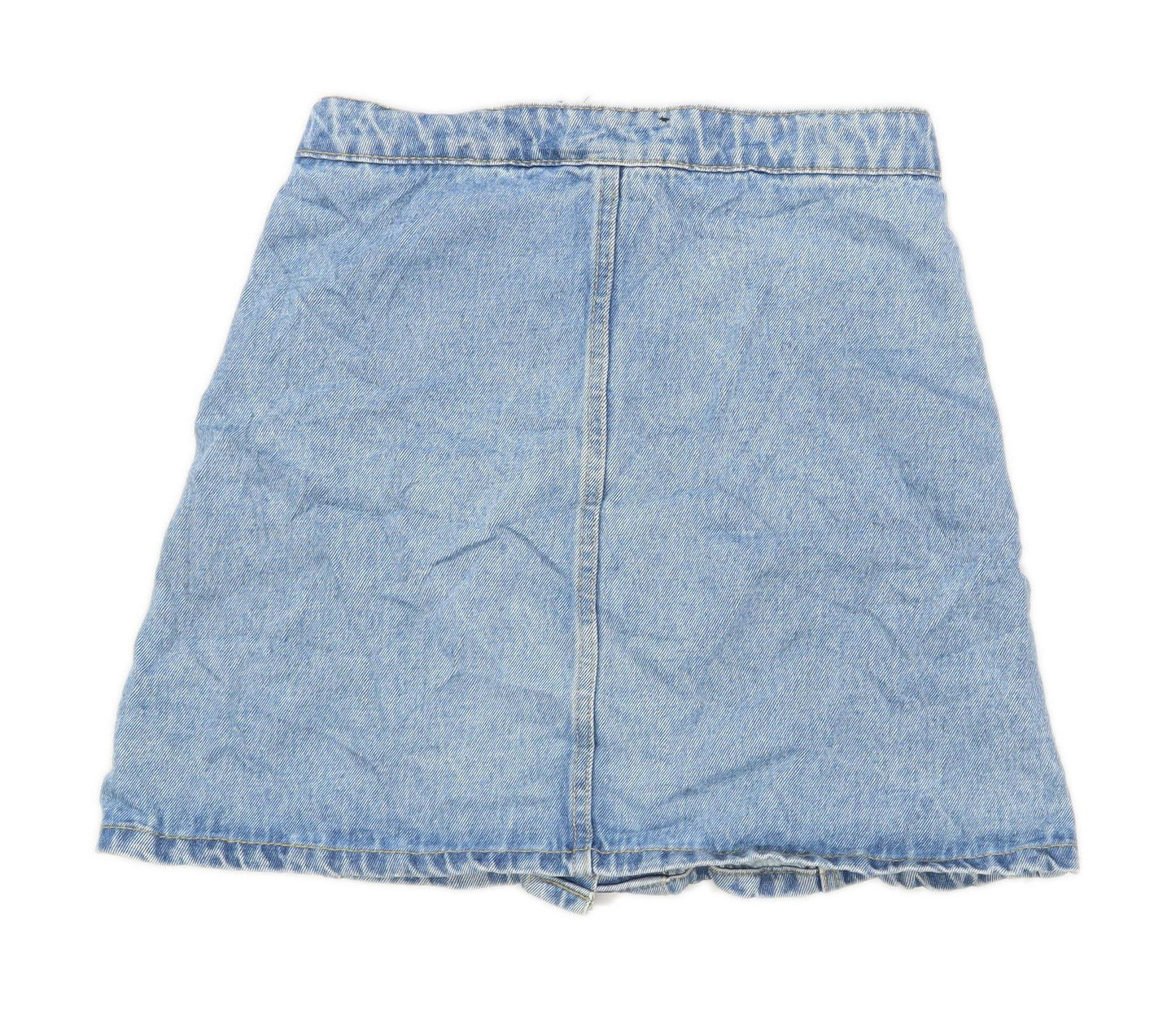 Denim Co Womens Size 6 Denim Blue Skirt (Regular)