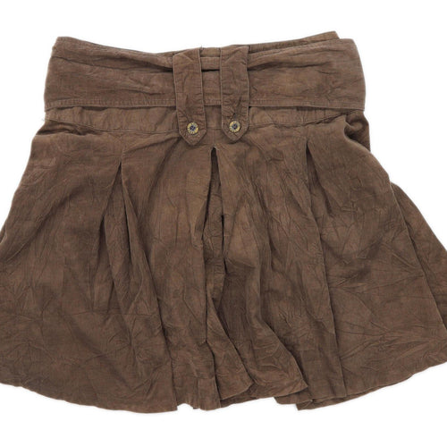 Love Label Womens Size 16 Cotton Brown Skirt (Regular)