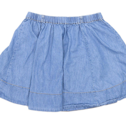Atmosphere Womens Size 8 Cotton Blue Skirt (Regular)