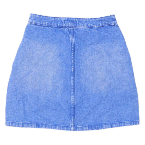Denim Co Womens Size 8 Denim Blue Skirt (Regular)