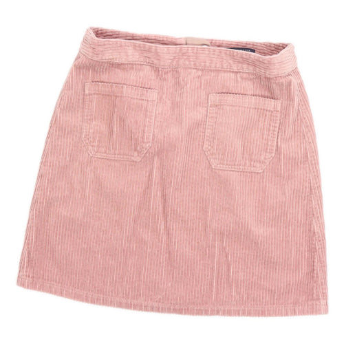 M&Co Womens Size W30 Corduroy Pink Skirt (Regular)