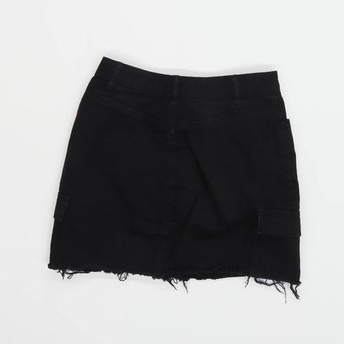 Denim Co Womens Size 10 Denim Black A-Line Skirt (Regular)
