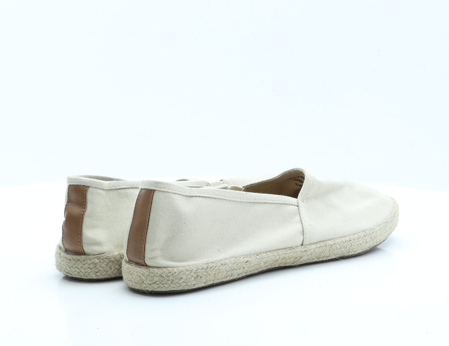 Marks and Spencer Mens Beige  Polyester Slip On Casual 12