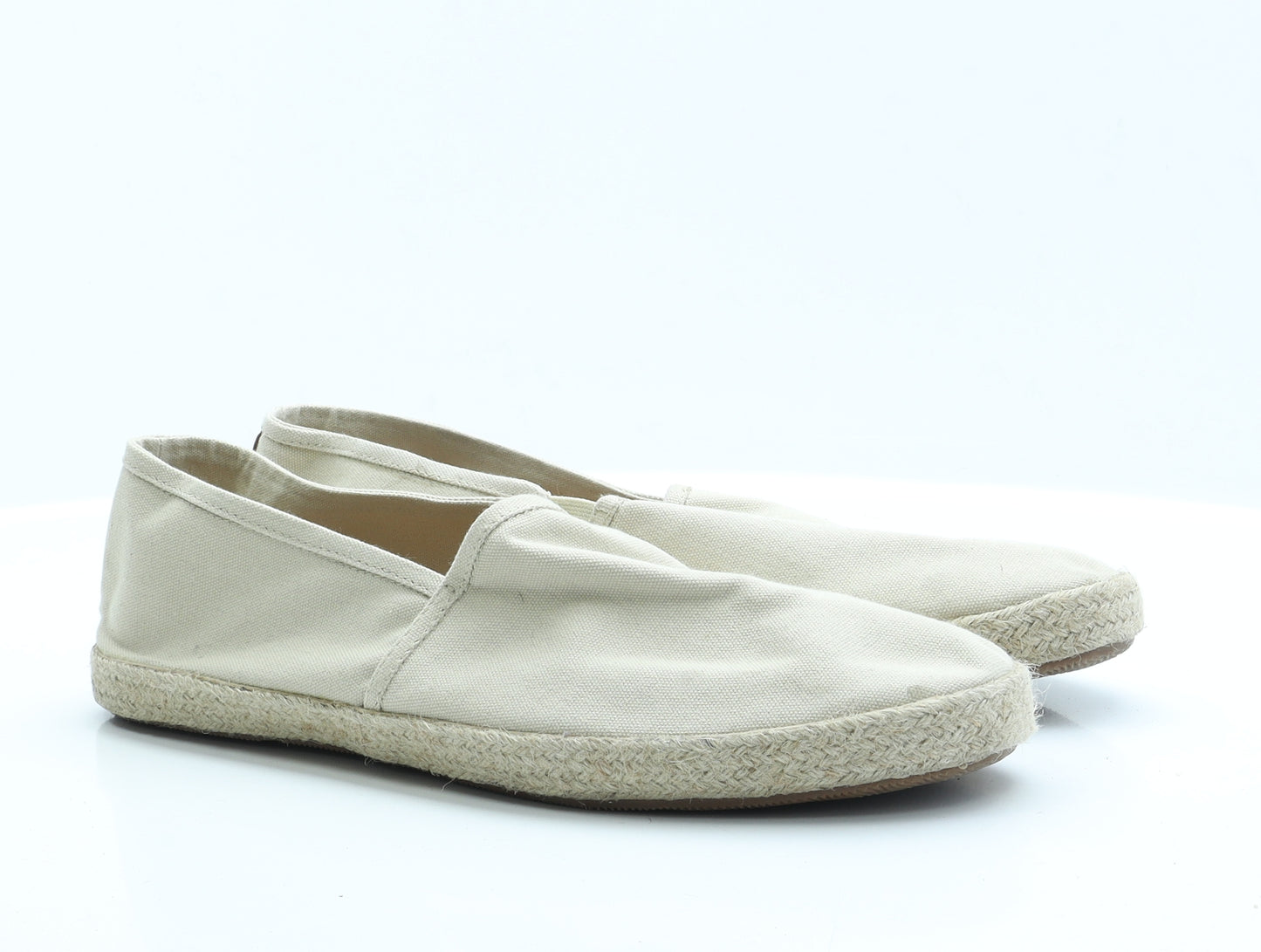 Marks and Spencer Mens Beige  Polyester Slip On Casual 12