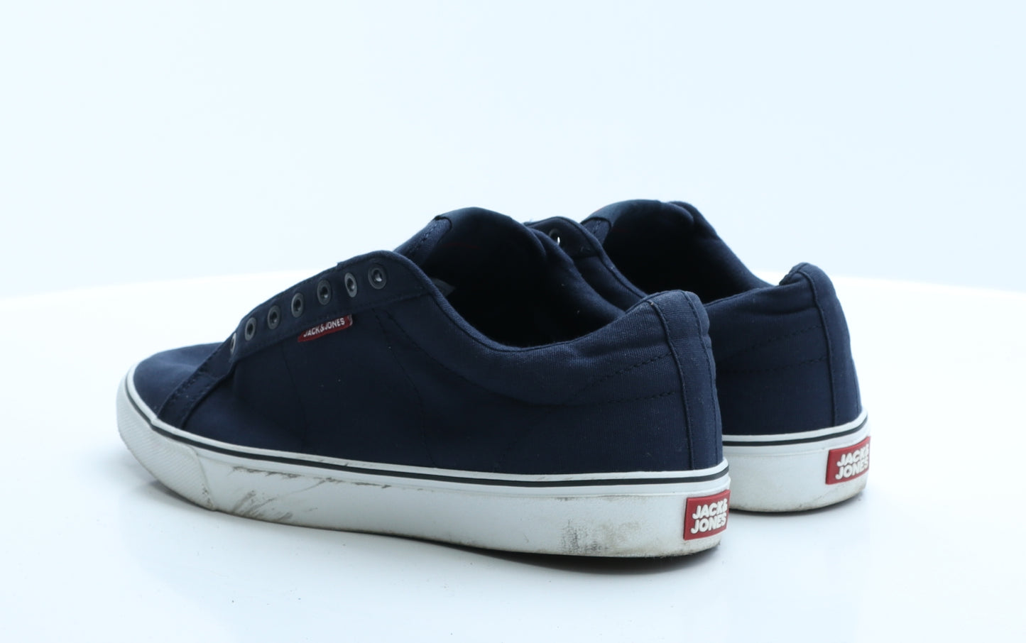 JACK & JONES Mens Blue  Fabric Boat Shoe Casual 8 EUR 42