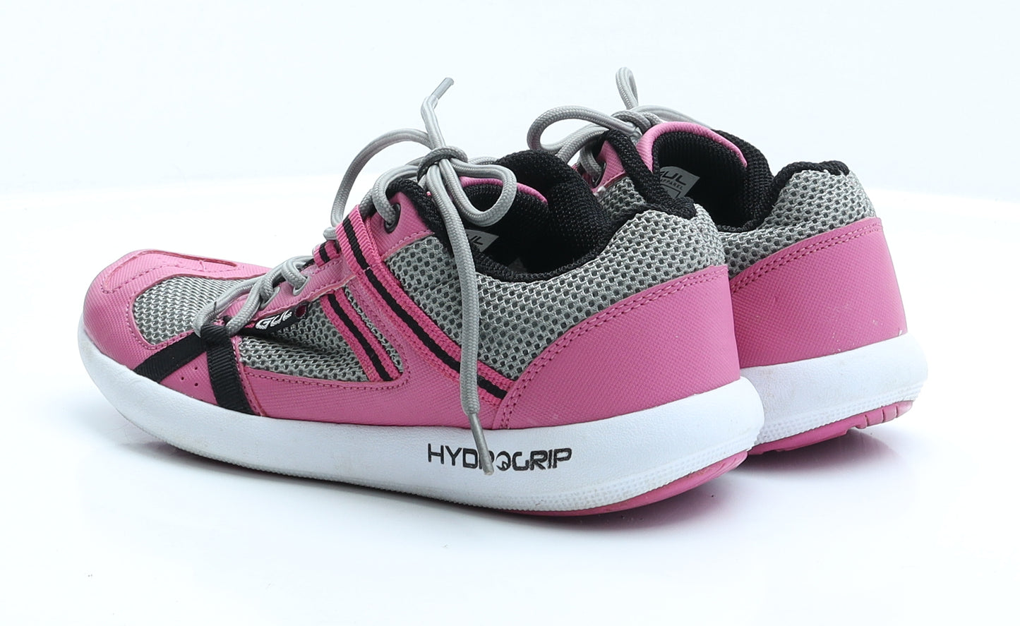 Hydrocrip Womens Pink Striped Polyester Trainer  5 EUR 38