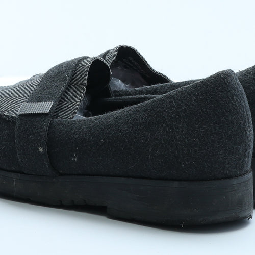 NEXT Mens Black  Fabric Loafer Casual 8 EUR 42