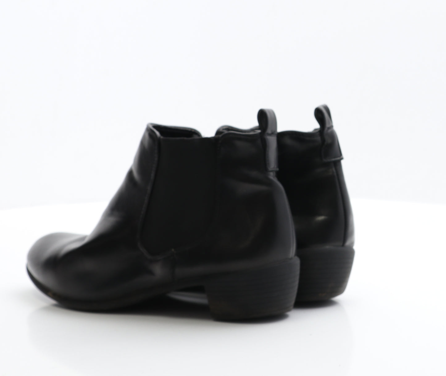 Comfort Plus Womens Black  Leather Chelsea Boot UK 7 EUR 40