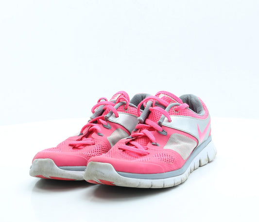 Nike Womens Pink  Fabric Trainer Casual 5.5 38.5 6